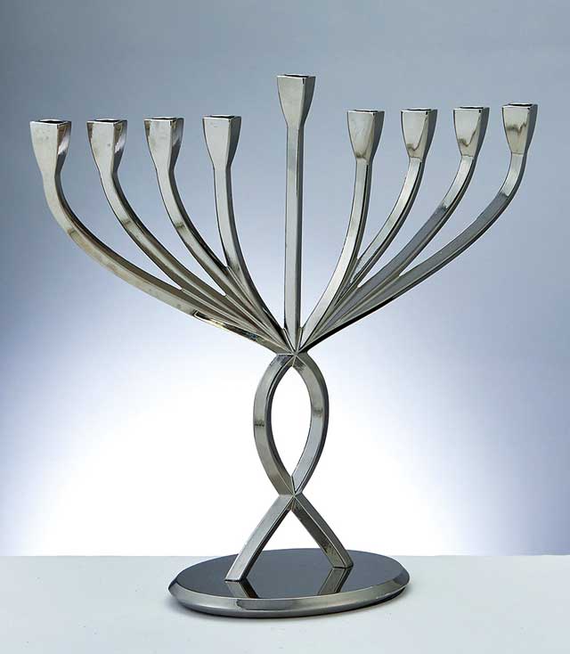 Menorah: Facets of Light - Silver